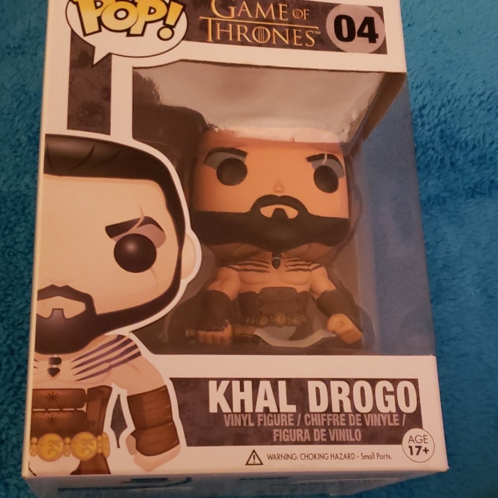 Rare Pop funko Khal Drogo 1st edition.